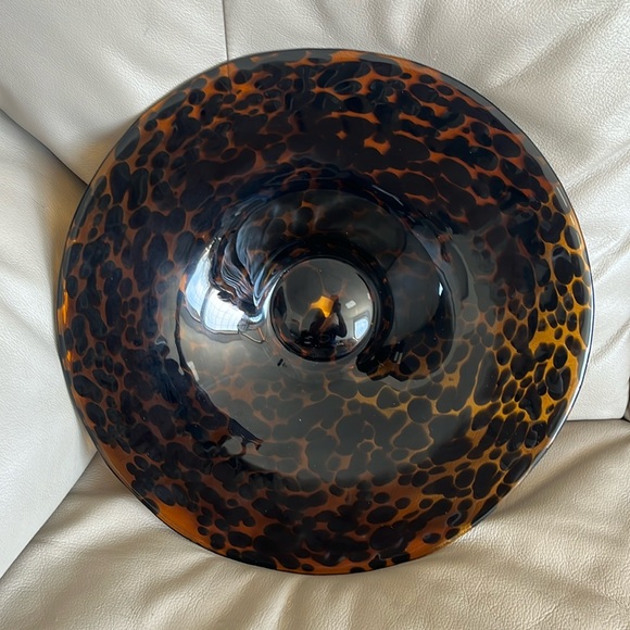 PartyLite Tortoise Shell decorative plate/bowl - Picture 1 of 4